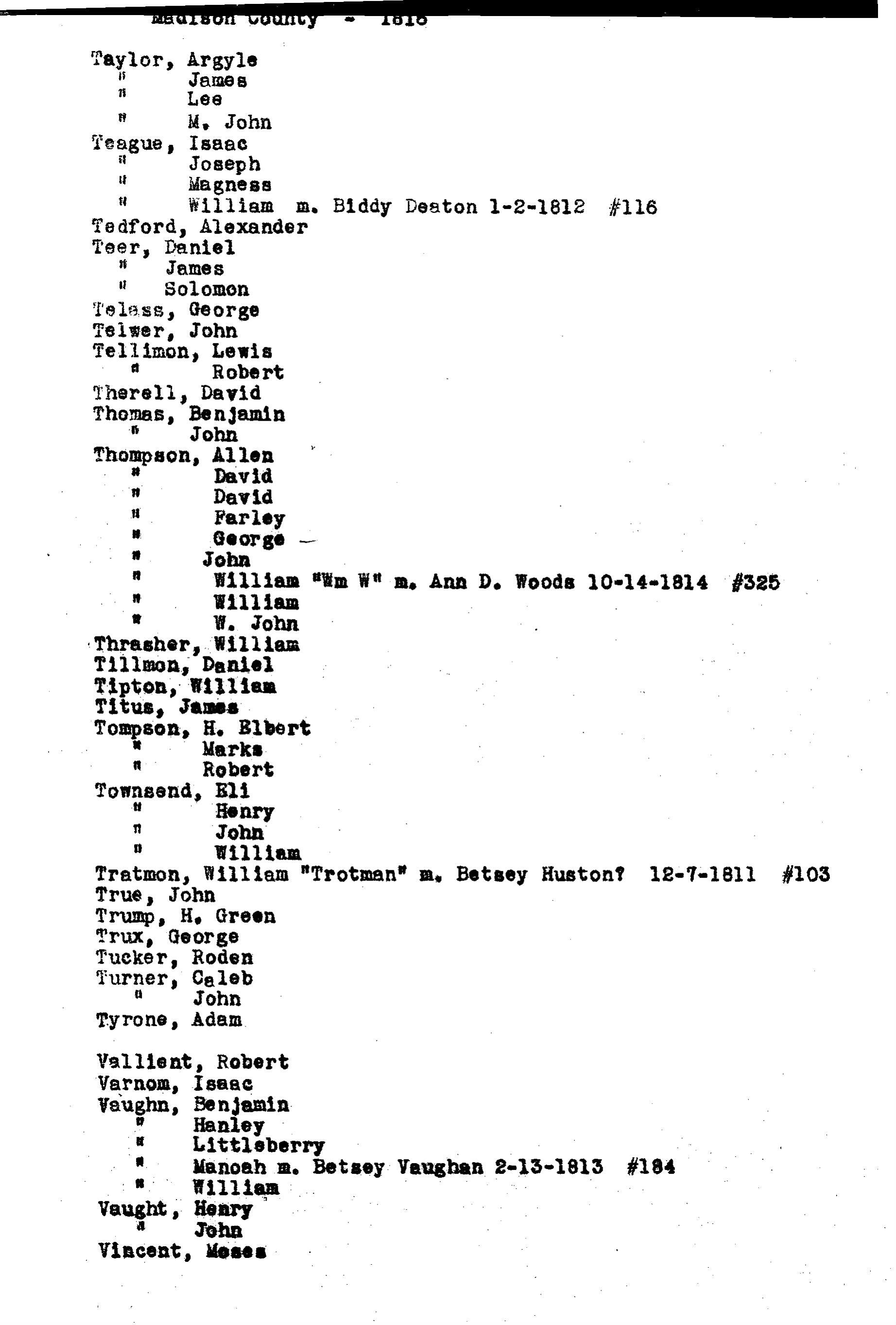 Benjamin Thomas census record.